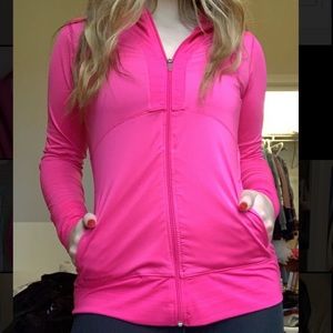 Pink New Balance Zip Up Sweatshirt